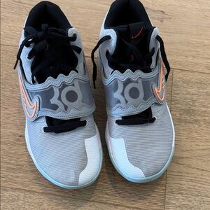 Nike Gray and Orange Athletic Shoes